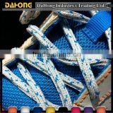 custom style durable sport elastic shoelaces with metal tip