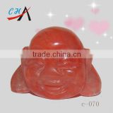 gemstone hand carved happy laughing buddha statues
