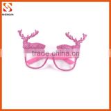Novelty Cheap Plastic Funny Reindeer Christmas Party Glasses
