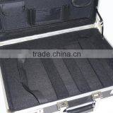 Aluminum Tool Case With Black Shoulder Belt for Easy Carrying, Measures 455 x 330 x 152mm thumbnail-2