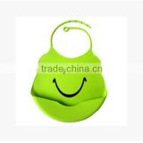 eco-friendly easy cleaning silicone baby bib