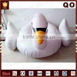 Exclusive Manufacture White Inflatable Float Swan for Water Activities