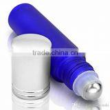 10 ml 0.33 fl oz BPA Free Cobalt Blue Metal Ball Glass Roller Bottles thumbnail-6