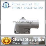 Brand New Water Outlet for TOYOTA 16331-56020 With High Quanlity and Most Competitive Price. thumbnail-1
