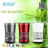 car air purifier with PM 2.5 data display and CE certificates,Negative Ion Car Air Purifier