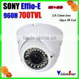 Color Security Cctv Camera Module 960h 700tvl Sony Effio-E 811+4140 Motion Detection 2.8-12mm Varifocal Lens Metal Video Camera thumbnail-2