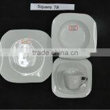 Square Shape(7#) Porcelain Dinner Plate/whiteware