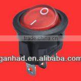 Red Led Round on off Rocker Switch