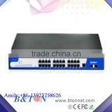 24 Gigabit RJ45 Ports 2 Combo SFP Smart Managed Industrial Network Fiber Switch