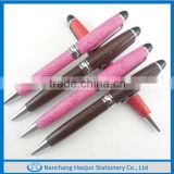 2014 best business gift leather metal pen
