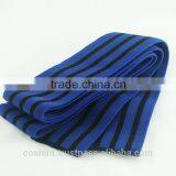 Blue With Black Stripes Knee Wraps Ci-2506-1, Weight Lifting Lifter Knee Wraps, thumbnail-1