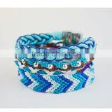 Fashion Handmade Braided Brazil Style French Magnetic Clap Multi Layers Friendship Bracelets thumbnail-2