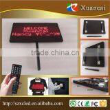 12x36cm/5"x15"inch Remote Cotrol+USB Acrylic+Aluminum Frame Material Print Logo Labeling LED Digital Placarding Guide Board Sign thumbnail-5