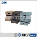 Comfortable Padded Lid Wholesale Folding Storage Ottoman Seat With Drawer