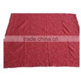 Polyester or Cotton Jacquard Stone Washed Blanket-flower thumbnail-1