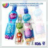 PVC Heat Shrink Bottle Label For Printing Shrink Wraping Drink Label Bottle Printing Water Shrink Sleeve