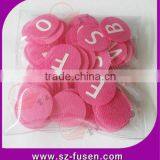100%nylon Pink Hook and Loop Letters