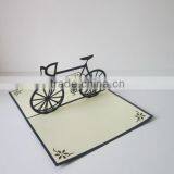 Bicycle 3d greeting card