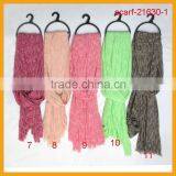 Plain Style and Printed Pattern 100 Viscose Scarf thumbnail-2