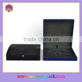 Fancy Black Plastic Jewelry Gift Box For Necklace/Pendant Wholesale & Custom Necklace Package Box thumbnail-3