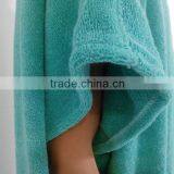 100% Cotton Terry Cloth Plain Color Super Absorbent Hooded Surf Poncho Beach Towel thumbnail-4