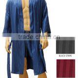 Jacquard Men's Silk Robes Print Sleep Pants Boxers Silk Jacquard Pajama Sets thumbnail-4