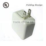 UL LISTED Dual USB Foldable Quick Charge 2.0 Wall Charger thumbnail-2