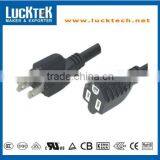 UL Power Extension Cord With USA Socket