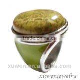 Unakite 316l Stainless Steel Gemstone Ring Design Mens Supplier's Choice