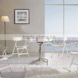 White Outdoor Plastic Folding Chair for Wedding/garden thumbnail-3