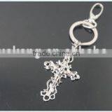 High Quality Pretty Christian Arts Gift Silver Plated Zinc Alloy Carabiner Keychain