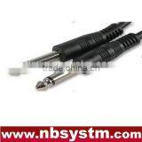 6.35mm Mono Plug to 6.35mm Mono Plug Lead Cable 15m