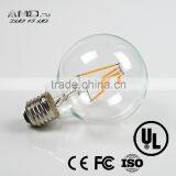 New Design Warm White 2200K E26/E27 Led Lamp 4W 6W 8W AC 110V 220V G80 Led Goble Lights Warm White 360 Degree Led Filament Bulb thumbnail-1