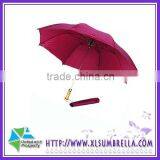 auto open wooden handle 2 folds umbrella