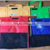 Eco-friendly Wholesale Cheap Non Woven Foldable Supermarket Grocery Trolley Shopping Bag thumbnail-1