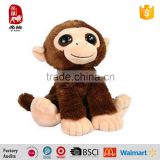 Soft Fabric Big Eyes Wholesale Stuffed Monkey Toy China Factory