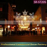 Customize commercial over the street LED angel decoration