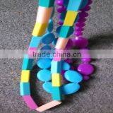 Teething Necklace Chic BPA Free Beads Jewelry Necklace,beads Jewelry Necklace for Baby,silicone Beads Jewelry Necklace