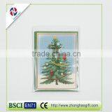 Hot sale Printing Christmas paper folding greeting card wholesale