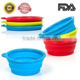 UK Amazon 100% Food Grade Collapsible Silicone Pet Bowl thumbnail-3
