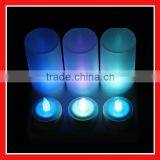 Colour Changing Rechargeable Led Plastic Candle For Holiday thumbnail-4