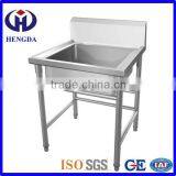 2015 Hot Sale Kitchen Stainless Steel Wash Sink With Single Bowl Directly From Factory thumbnail-1