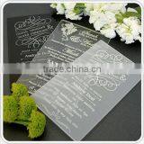 A4 Envelope Wedding Invitation Card With Unique Text And Pattern