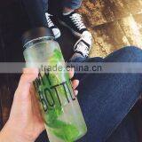 New Design Hot Selling BPA Free Fruit Infuser My Bottle 500ml Sports Plastic Water Bottle thumbnail-6