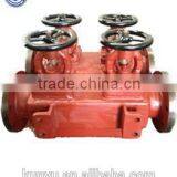 Marine Flanged Cast Iron Stop Valve Double Row Material