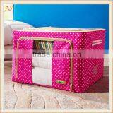 Yiwu Mutifuntion Oxford Storage Box With Steel Frame
