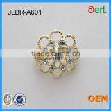 Shinning Small Flower Clear Crystal Alloy Flower Rhinestone Brooch thumbnail-5