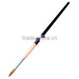 Factory Price 9 Pcs Long Wood Handle Artist Nylon Round Paint Brush Flat Paintbrush Fan Brushes Set Watercolor Painting Brush thumbnail-3