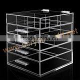 Injection New Style Acrylic Cosmetic Displays/acrylic Makeup Display Cases