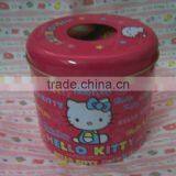 Rectangular Size:130*H170mm Print Tissue Tin Box